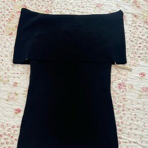 Wilfred Black Off-Shoulder Top